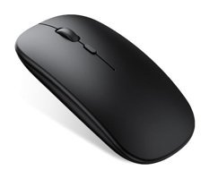 Duhaline Sessiz Kablosuz Siyah Mouse