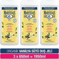 Le Petit Marseillais Vanilya Sütü Duş Jeli 3x650 ml