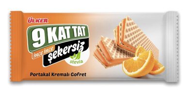 Ülker 9 Kat Portakal Kremalı Gofret 24x118 gr