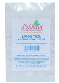 Lokman Avm Vegan Limon Tuzu Tane 50 gr