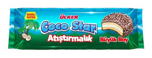 Ülker Coco Star Çikolatalı Hindistan Cevizli Bisküvi 154 gr