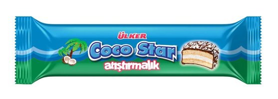 Ülker Coco Star Çikolatalı Hindistan Cevizli Bisküvi 3x66 gr