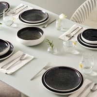 Karaca Streamline Galactic 59 Parça 12 Kişilik Stoneware Yuvarlak Yemek Takımı