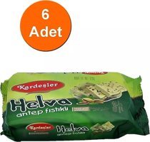 Kardeşler Tahinli Antep Fıstıklı Helva 6x400 gr