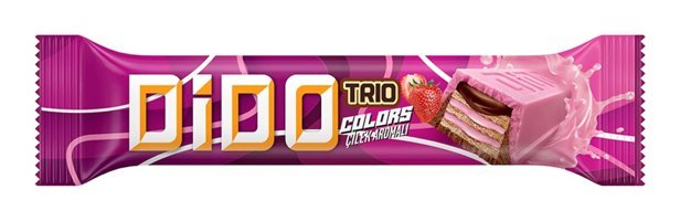 Ülker Dido Trio Colors Çilek Kremalı Gofret 36.5 gr