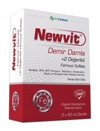 Newvit Yetişkin Demir 2x50 ml