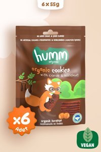 Humm Organic Fındıklı Keçiboynuzlu Bisküvi 6x55 gr