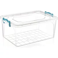 Pratikoutdoor 2 Parça Dikdörtgen Plastik Saklama Kabı 15 lt