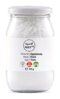 Fermente Mutfağım İyotlu Toz Kaya Tuzu Kavanoz 400 gr