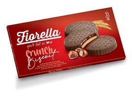Fiorella Crunch Biscuit Fındık Kremalı Bisküvi 3x22.5