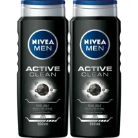 Nivea Aktif Karbonlu Duş Jeli 2x500 ml
