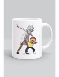 Nubilum Rick And Morty Baskılı Hediyelik Beyaz Seramik Kupa