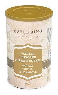 Caffe Rino Vanilyalı Orta Kavrulmuş Türk Kahvesi 250 gr