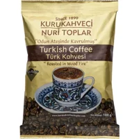 Nuri Toplar Sade Orta Kavrulmuş Türk Kahvesi 12x100 gr