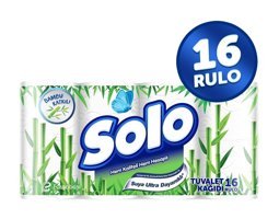 Solo Bambu Katkılı 2 Katlı 16'lı Rulo Tuvalet Kağıdı