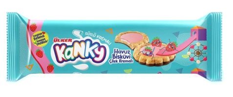 Ülker Kanky Çilek Kremalı Bisküvi 84 gr