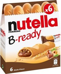 Nutella B-Ready Sütlü Çikolatalı Gofret 6x132 gr
