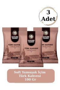 Sahure Hanım Sade Türk Kahvesi 3x100 gr