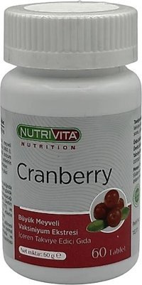 Nutrivita Nutrition Cranberry Yetişkin 3x60 Adet