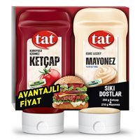 Tat Sıkı Dostlar Acısız Ketçap 250 gr + Mayonez 210 gr