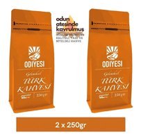 Odiyesi Sade Orta Kavrulmuş Türk Kahvesi 2x250 gr