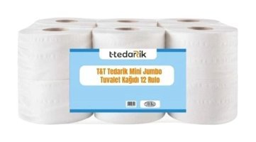 T&t Tedarik 2 Katlı 12'li Rulo Tuvalet Kağıdı