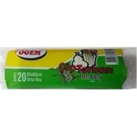 Ögem Orta Boy 55x60 cm 2x20 Adet Çöp Poşeti