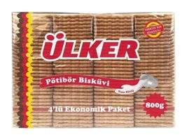 Ülker Pötibör Sade Bisküvi 800 gr