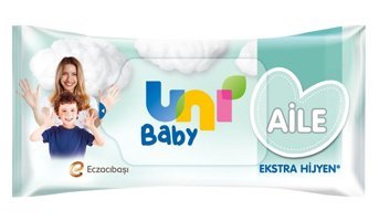 Uni Baby Aile Ekstra Hijyen 52 Yaprak Islak Mendil