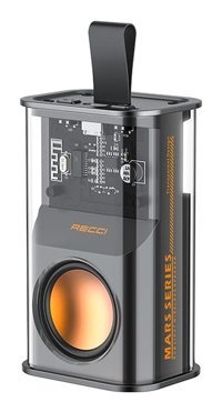 Recci RSK-W30 Mars Bluetooth Hoparlör Siyah
