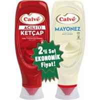 Calve Acılı Ketçap 600 gr + Mayonez 540 gr