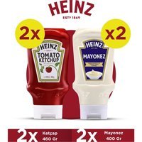 Heinz Acısız Ketçap 2x460 gr + Mayonez 400 gr