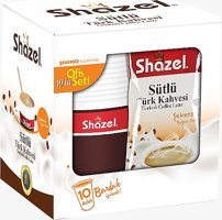 Shazel Sütlü Sade Türk Kahvesi 10x7 gr