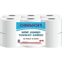 Omnisoft 2 Katlı 12'li Rulo Jumbo Tuvalet Kağıdı
