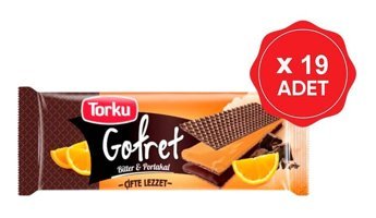 Torku Bitter Çikolatalı Gofret 19x142 gr