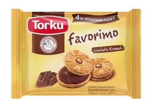 Torku Favorimo Çikolatalı Bisküvi 4x244 gr