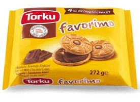 Torku Favorimo Çikolatalı Kremalı Bisküvi 4x61 gr