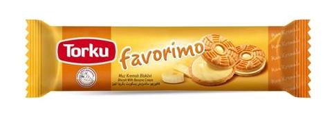 Torku Favorimo Muz Kremalı Bisküvi 61 gr