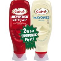 Calve Acılı Ketçap 1.14 kg + Mayonez 1.14 kg