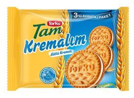 Torku Kremalım Sütlü Kremalı Tam Buğdaylı Bisküvi 12x249 gr