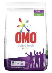Omo Matik Renkliler İçin 50 Yıkama Toz Deterjan 7.5 kg
