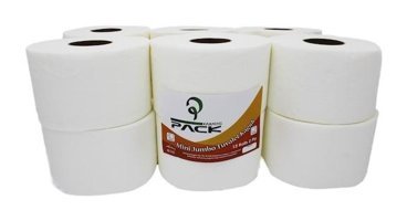 Pack Mini Jumbo 2 Katlı 12'li Rulo Tuvalet Kağıdı