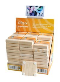 Tamiret Ahşap Masa Tablet Standı Krem