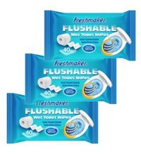Freshmaker 2 Katlı 3x40 Yaprak Islak Tuvalet Kağıdı