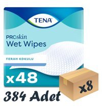 Tena Proskin 48 Yaprak 8'li Paket Vücut Temizleme Mendili