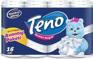 Teno 2 Katlı Kokulu Renkli 16'lı Rulo Tuvalet Kağıdı