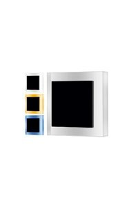 Cata Ct 5176 Metal Tekli Başlık Kare Gömme Led Spot Armatür Mavi