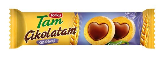 Torku Tam Çikolatam Çikolatalı Bisküvi 83 gr