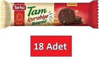 Torku Tam Ruşeymli Kakaolu Bisküvi 18x90 gr
