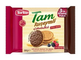 Torku Tam Ruşeymli Orman Meyveli Bisküvi 8x252 gr